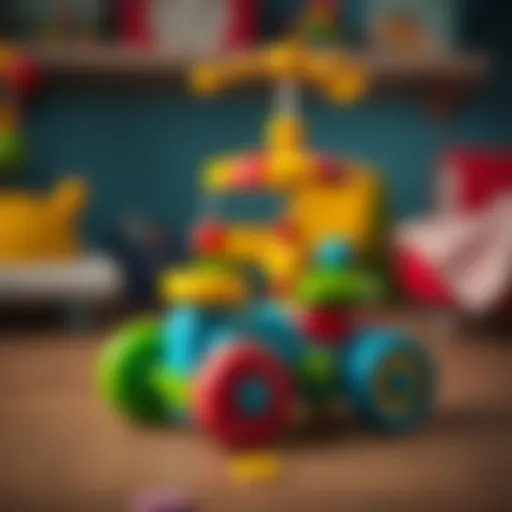 Colorful mobile toy for infants