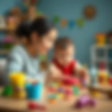 Creating Memories with Play-Doh Parent and child enjoying Play-Doh together, fostering bonding and creativity