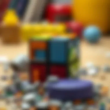 Materials used in the making of Pocket Cube