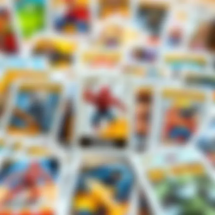 An array of popular trading card types, highlighting diverse themes and styles.