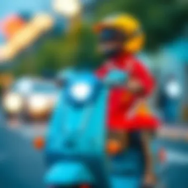 Safety gear for scooter riding