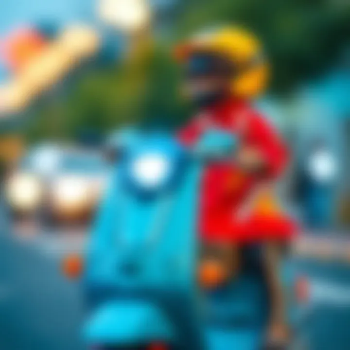 Safety gear for scooter riding