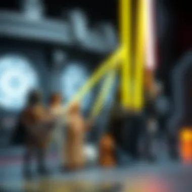 Evolution in Star Wars History Evolution of the yellow lightsaber throughout Star Wars history