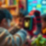 Colorful Spider-Man themed smartwatch engaging children