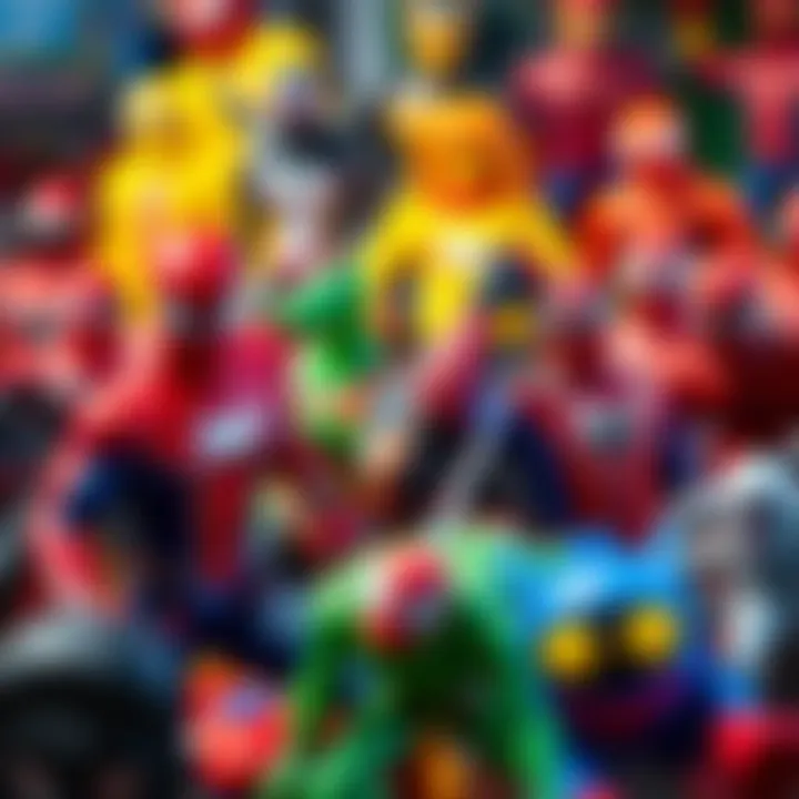 The Impact of Spider-Man on Toy Culture A collection of Spider-Man toys showcasing character diversity