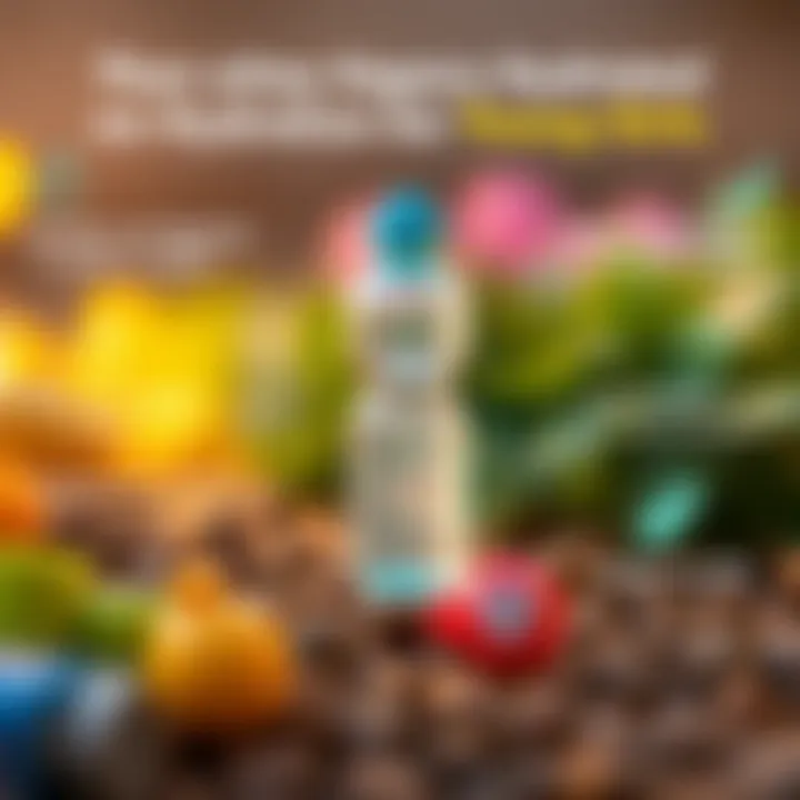 Educational Insights on Hydration for Young Girls An educational diagram illustrating the benefits of using water bottles for hydration and healthy habits in children.