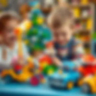 Children engaging with Tosbik toys