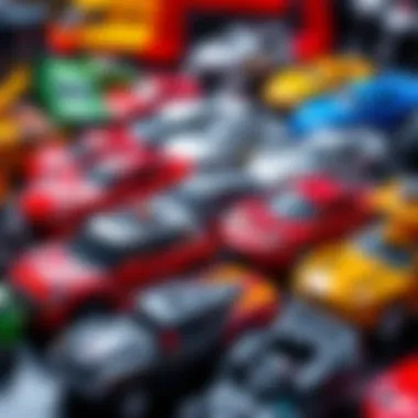 Diverse Options of Remote-Controlled Child Cars Collection of various remote-controlled cars