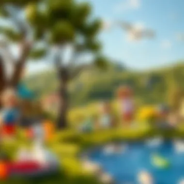 A scenic view of Vialand Park's lush landscapes