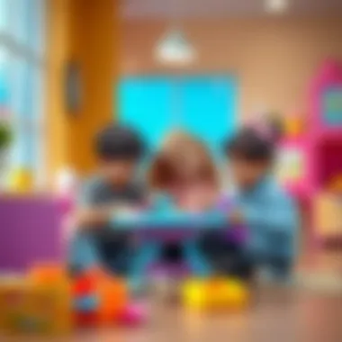 Children Engaging with the Watsons Barbie Set Children engaging with the Watsons Barbie Set