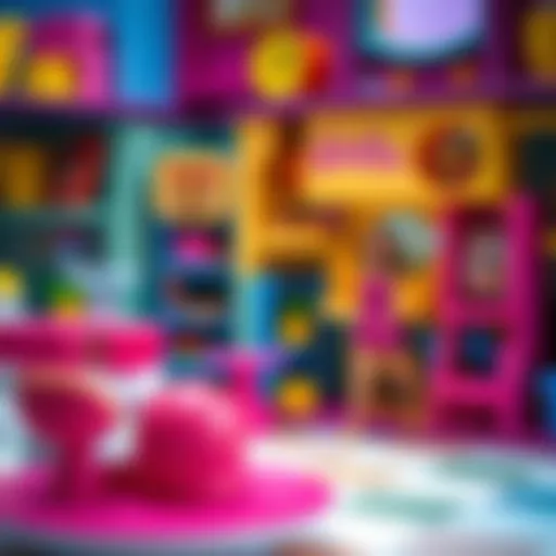 Colorful components of the Watsons Barbie Set